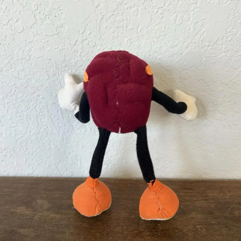*RARE* VINTAGE CALIFORNIA RAISINS - PLUSH ORANGE SHOE DANCER - POSEABLE No‎ Tag
